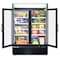 Maxx Cold Freezer 48 cu.ft., Double Door, Commercial Merchandiser, Black/Glass MXM2-48FB - alternate 3